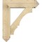 Ekena Millwork Balboa Arts and Crafts Rough Sawn Bracket w/ Offset Brace, Douglas Fir, 8"W x 30"D x 34"H BKT0806X30X34BOA03RDF - alternate 4